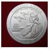 2021 US Mint 5oz "Tuskegee Airmen" Silver Quarter