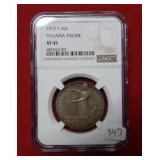 1915 S Panama Pacific Comm Half NGC XF45