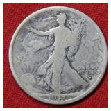 1917 S OBV Walking Liberty Silver Half