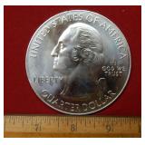 2011 Olympic 5oz .999 US Mint Washington Quarter