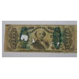 Fifty Cent Fractional Currency - Cut Cancelled