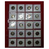 (20) Proof Washington Quarters - back to 1968
