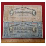 1915 1&20 Mexico Peso Notes