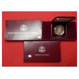 1993 $1 Silver Proof Thomas Jefferson 250th Anniv