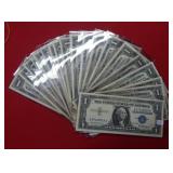 (20) Misc Date $1 Silver Certificates