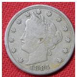 1884 Liberty Nickel Coin