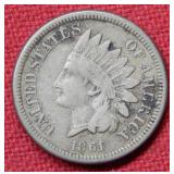 1861 Indian Head Cent