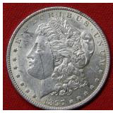 1897 Morgan Silver Dollar Coin