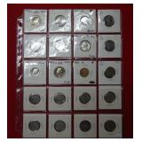 (20) US Coins - Quarters, Dimes, Nickels, Cents