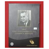 2015 Lindon B Johnson Coin & Chronicles Set