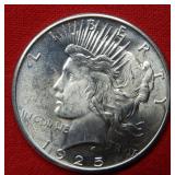 1925 Peace Silver Dollar Coin