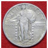 1927 D Standing Liberty Silver Quarter Coin