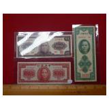 (3) Assorted Date Chinese Notes