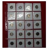 (20) Proof Jefferson Nickels - back to 1957