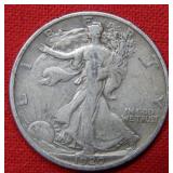 1920 Walking Liberty Silver Half Dollar Coin