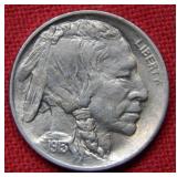 1913 Type I Buffalo Nickel