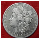 1893 O Morgan Silver Dollar Coin