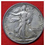 1920 Walking Liberty Silver Half Dollar Coin