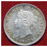 1889 Canada Silver Half Dime