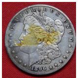 1896 S Morgan Silver Dollar Coin