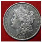 1892 O Morgan Silver Dollar