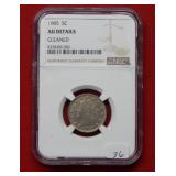 1905 Liberty Head Nickel NGC AU Details  - Cleaned