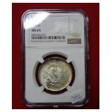 1934 Texas Silver Comm Half NGC MS65