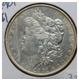 1901 Morgan Silver Dollar Coin