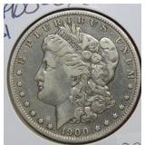 1900 O/CC Morgan Silver Dollar Coin