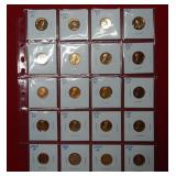 (20) Proof Lincoln Cents - back to 1957