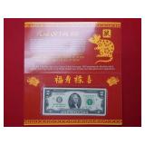 2013 $2 Fed Res Note - Lucky Money Cover