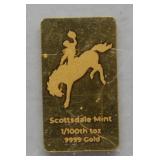 1/100th oz .999 Gold - Scottsdale Mint