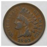 1903 Indian Head Cent - Die Break