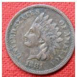 1881 Indian Head Cent