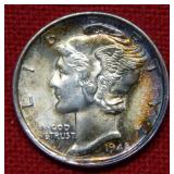 1945 S Mercury Silver Dime Coin