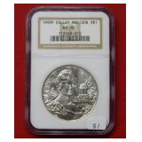 1999P Dolley Madison Silver Dollar NGC MS70