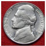 1954 S/D Jefferson Nickel