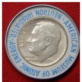 1961 Neutron Irradiated Silver Roosevelt Dime