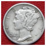1926 Mercury Silver Dime