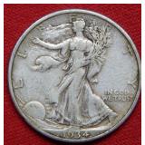 1934 D Walking Liberty Silver Half Dollar Coin