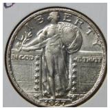 1927 Standing Liberty Silver Quarter