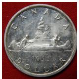1955 Canada Silver Dollar