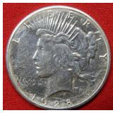 1928 Peace Silver Dollar Coin
