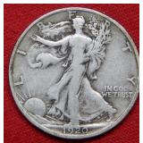 1920 S Walking Liberty Silver Half Dollar Coin
