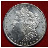1891 S Morgan Silver Dollar Coin