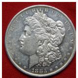 1883 O Morgan Silver Dollar Coin
