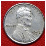 1943 D/D Steel Lincoln Wheat Cent