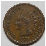 1874 Indian Head Cent