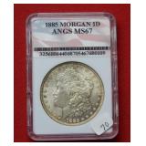 1885 Morgan Silver Dollar Coin ***