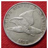 1858 Flying Eagle Cent